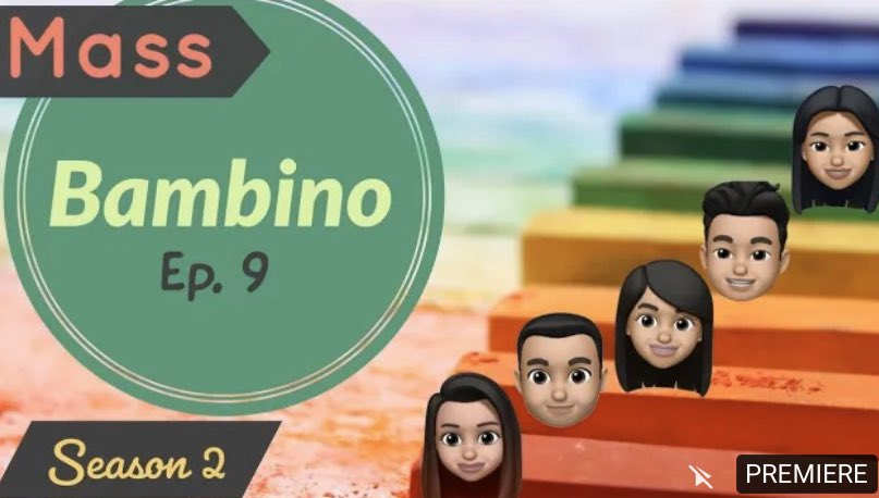 UKDivine's tweet photo. MASS - 9th episode of Season 2 of BAMBINO - DIVINE KIDS MINISTRY.
#ChildrensLivesMatter #Jesus π¦#CatholicEducation βͺοΈ#MakingChristKnownToday
PREMIERING AT 5PM BST π¬π§
https://t.co/RnuJJkNKDL https://t.co/bmHbuU3ae8