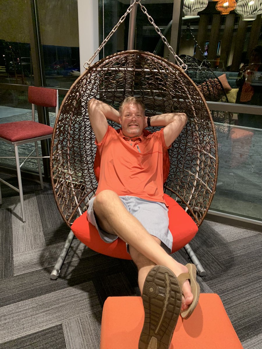 jsblankenship's tweet photo. #HiltonMemoriesGiveaway nothing like quick kick back in a hanging egg chair in the new @TrubyHilton in @HersheyPA after a day @Hersheypark https://t.co/hJAe7lef8P
