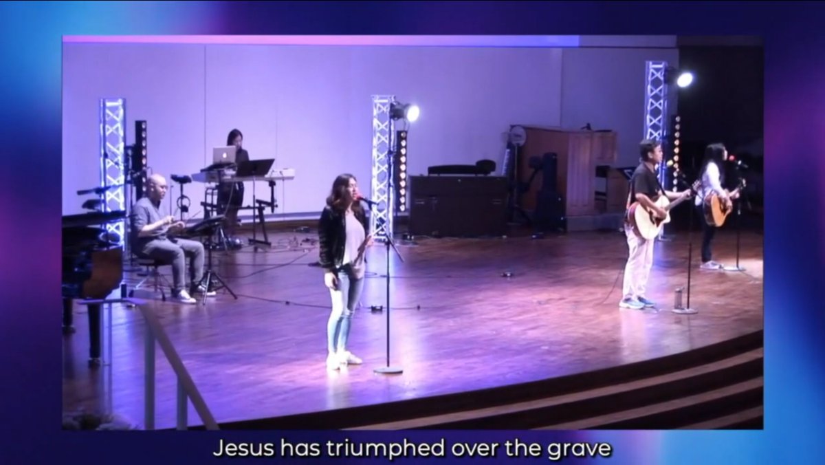 RHCCChurch's tweet photo. Jesus has triumphed over the grave, sing Hallelujah! The battle is won, nothing can stand against our God. #ReimagineRHCCC https://t.co/DZg52gSOki