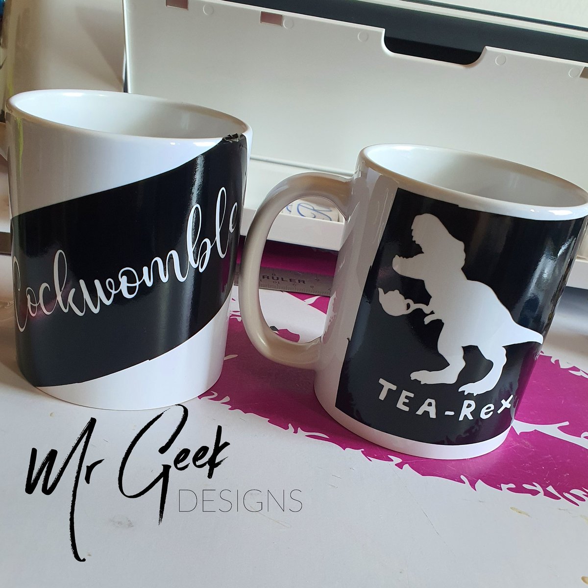Prototyping a new idea 👍 let's hope this works lol check back in 48 hours 🤣 #prototype #mugs #tea #coffee #giftideas #christmasiscoming