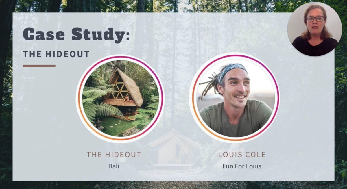 How do you get attention when your glampsite is about as remote as can be? Work with influencers! Sarah from <a href="/InspiredCamping/">Inspired Camping, Glamping & Retreats</a> used the renowned example of a travel YouTuber popularising The Hideout in Bali.

Influencers can turn your business into a worldwide sensation overnight.