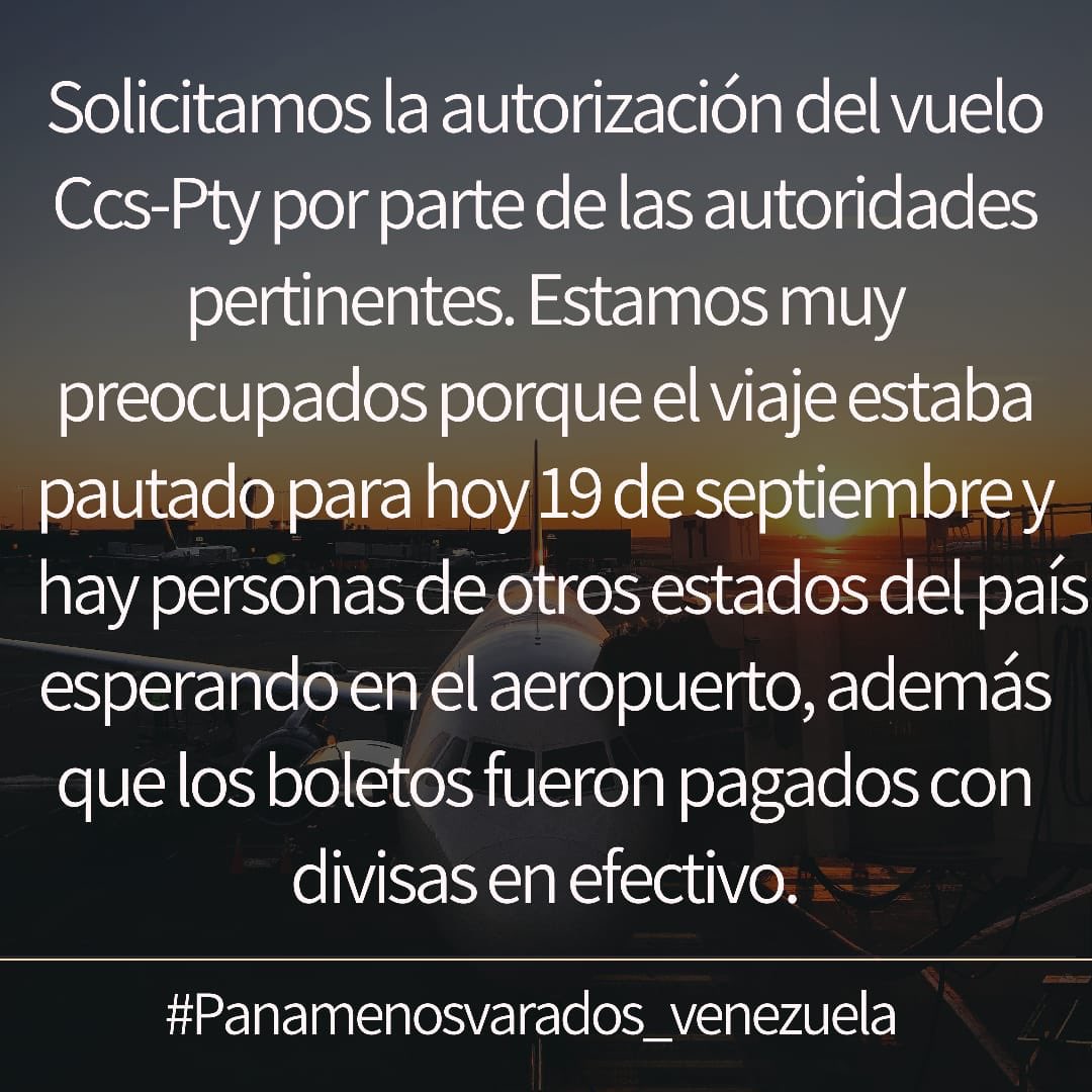 andreeamichi's tweet photo. ⚠️RT RT RT RT RT⚠️
Habemos muchas personas que somos de Distintas ciudades del país esperando en el aeropuerto o en ccs que salga el vuelo que se tenia pautado para hoy, tengan consideración por favor
@CancilleriaPA @MINSAPma @LAConviasa @LAConviasa @EmbaVePanama @CancilleriaVE https://t.co/F2iHX5EU1z