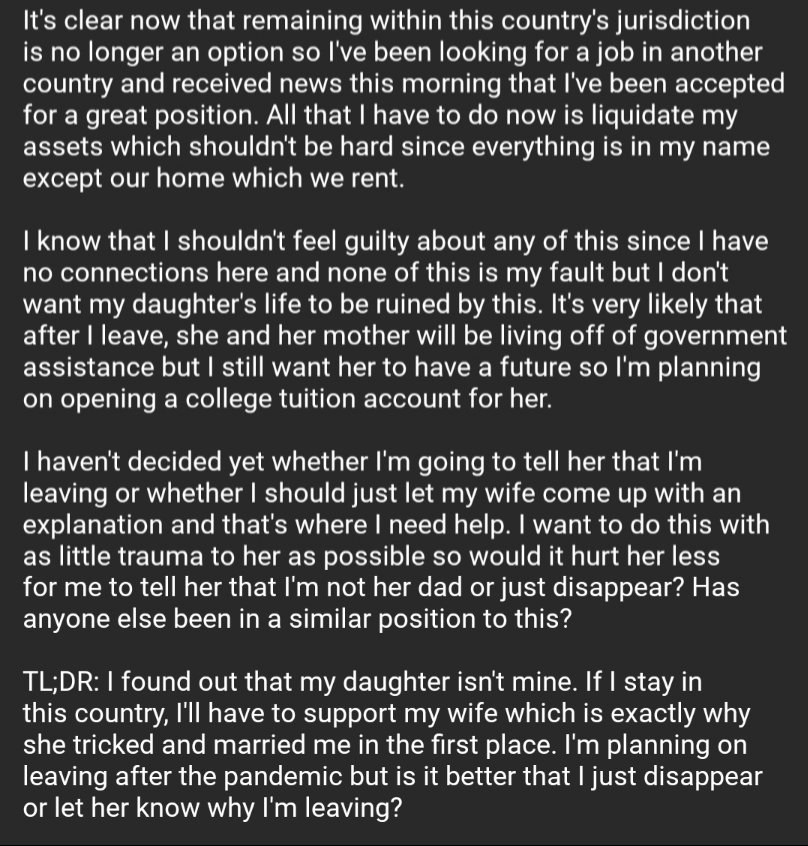 How do I limit the trauma my (33M) soon-to-be-ex wife's (30F) daughter (8F) experiences?
