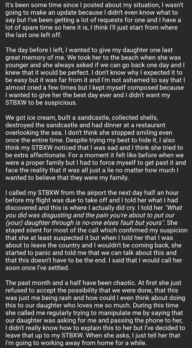 How do I limit the trauma my (33M) soon-to-be-ex wife's (30F) daughter (8F) experiences?