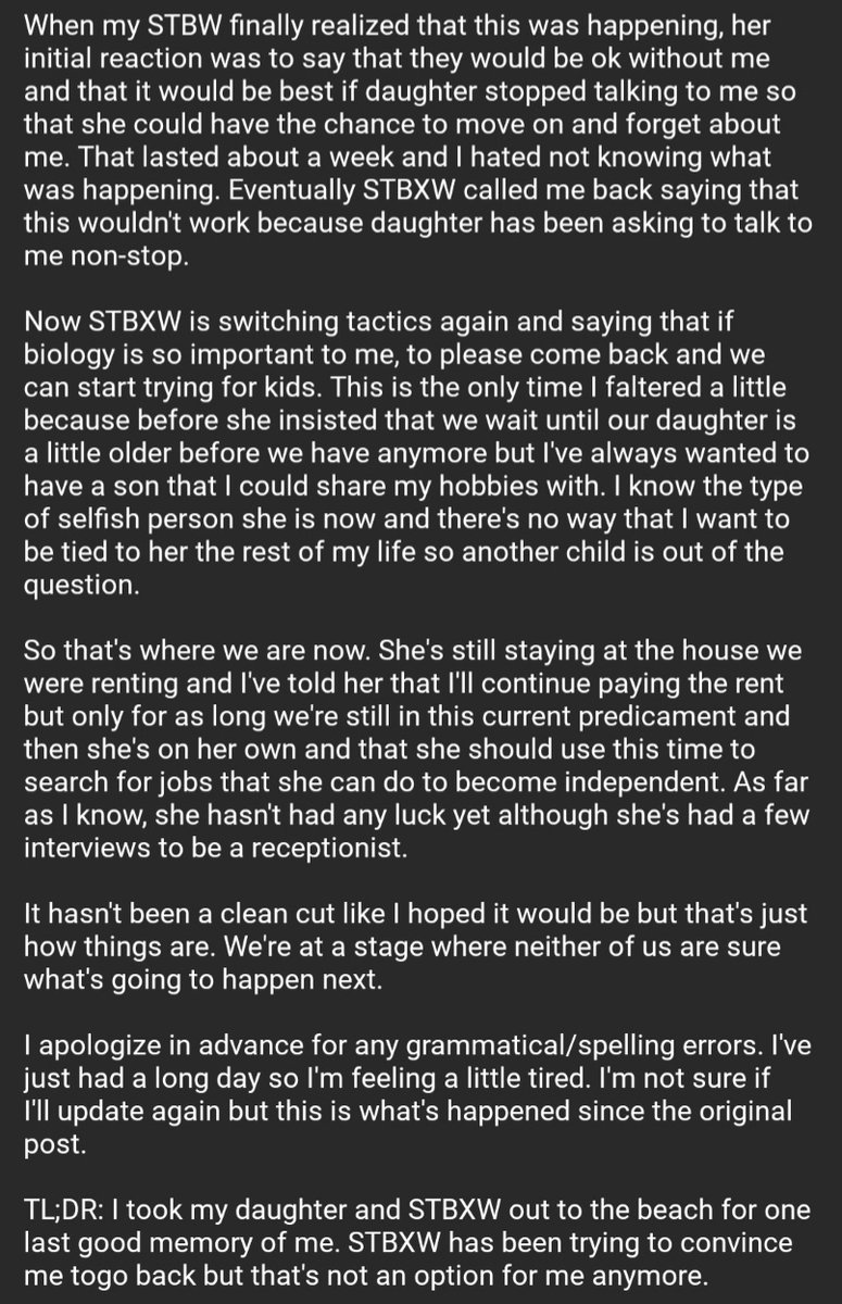 How do I limit the trauma my (33M) soon-to-be-ex wife's (30F) daughter (8F) experiences?