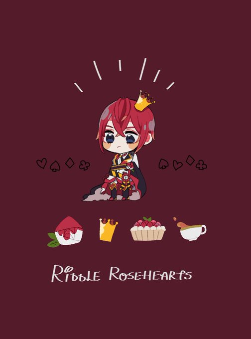 薔薇の花はなに色??
#ツイステファンアート 