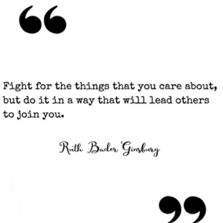 RBG - words to live by everyday