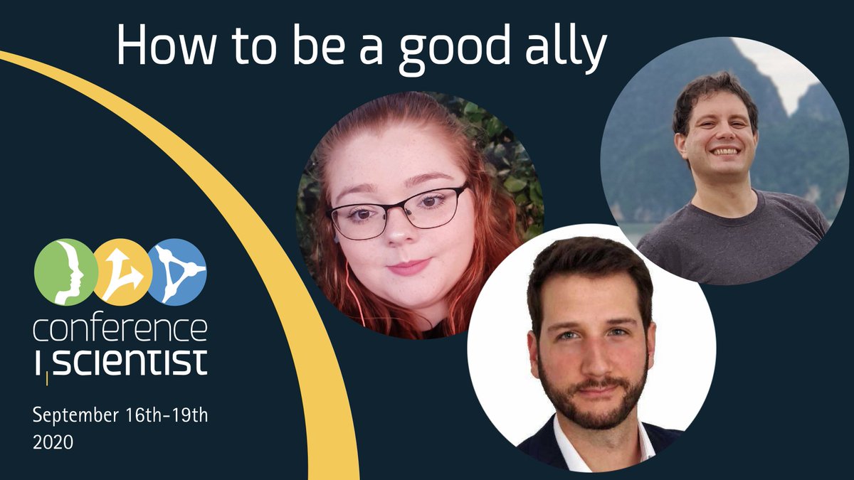 We are thrilled to introduce the last session of #iscientist20: How to be a good ally. Listen to the talks from <a href="/jdragelj/">Jovan Dragelj</a> , @LindaCCor and <a href="/JensenWarwick/">Prof. Eric A. Jensen (Civic Science Fellow)</a> and don't miss the panel discussion afterwards!

#iscientistVIRTUAL