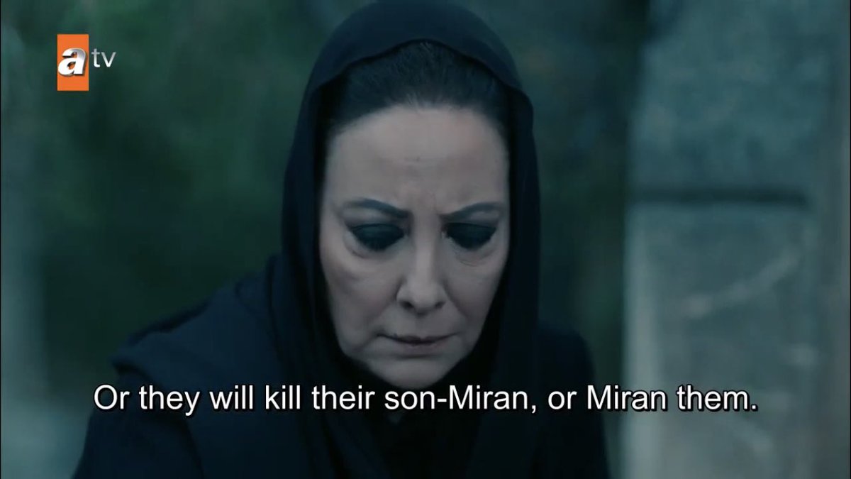 bold of her to assume the şadoğlu men would ever have the guts to kill anyone. maybe grief has clouded her judgement  #Hercai