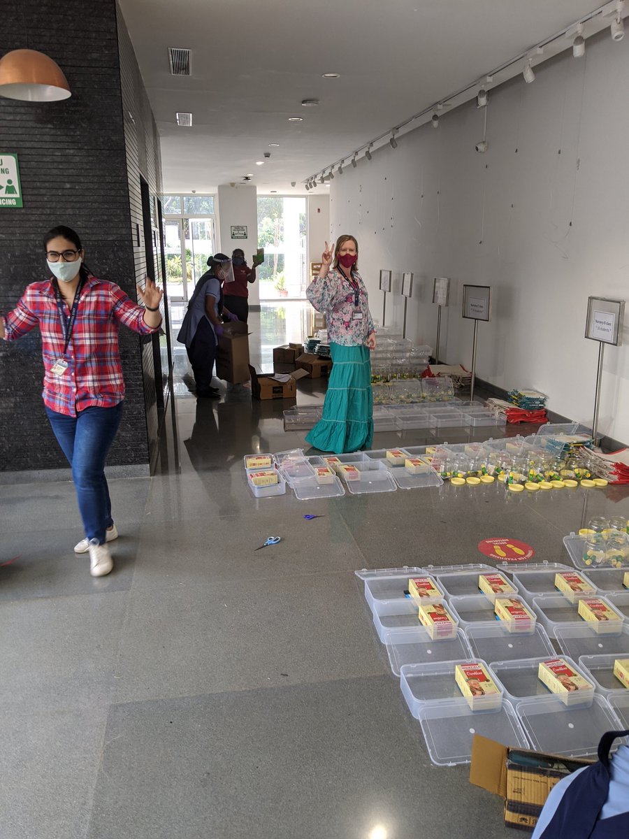 Today EYFS teachers prepared resource packs for their students! Students will be receiving all their learning materials for their hands on, super fun online lessons #eyfs #awesometeachers <a href="/TBS_Delhi/">TBS Delhi</a>