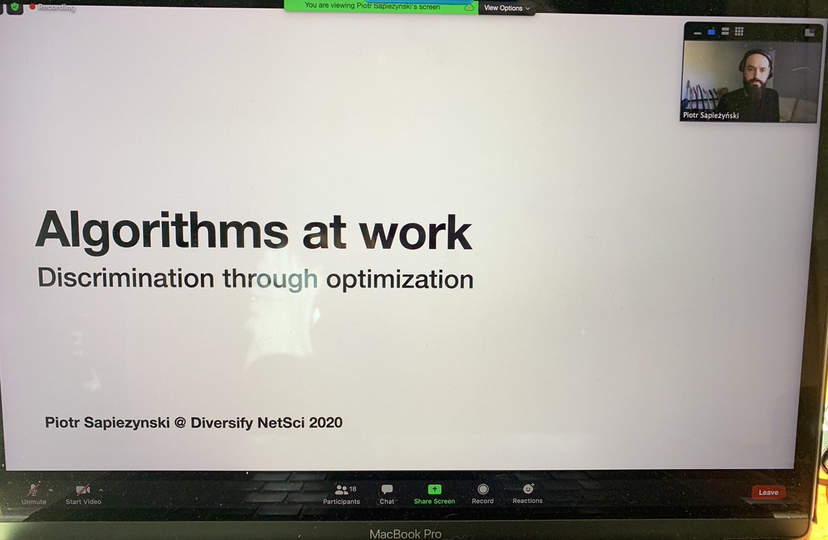 foucaultwelles's tweet photo. Next up @sapiezynski on bias in online job advertising. #DiversifyNetSci @netsci2020 https://t.co/n0FtVz3o5d