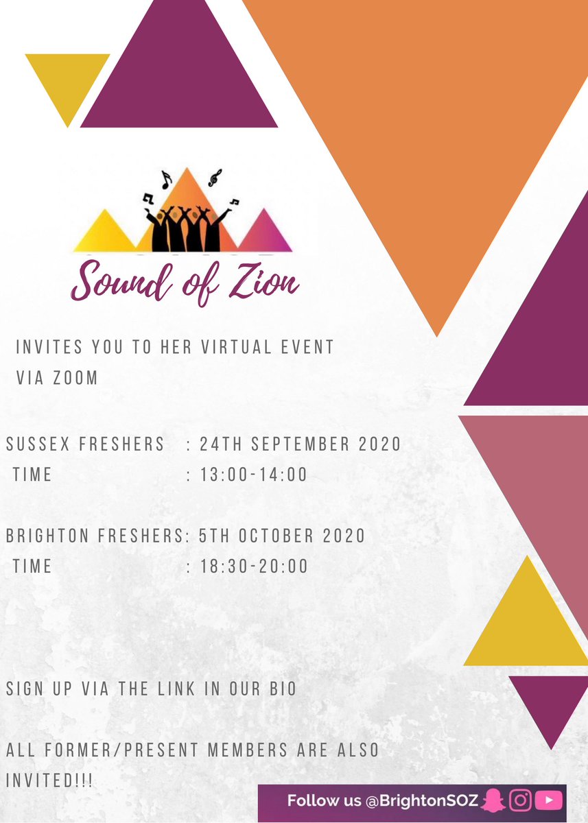 BrightonSOZ's tweet photo. Hey guys here are the dates for our first events for the term, check out the link in our bio and we hope to see you soon😊❤️.
@SUBrighton https://t.co/1cIeBKzK2I