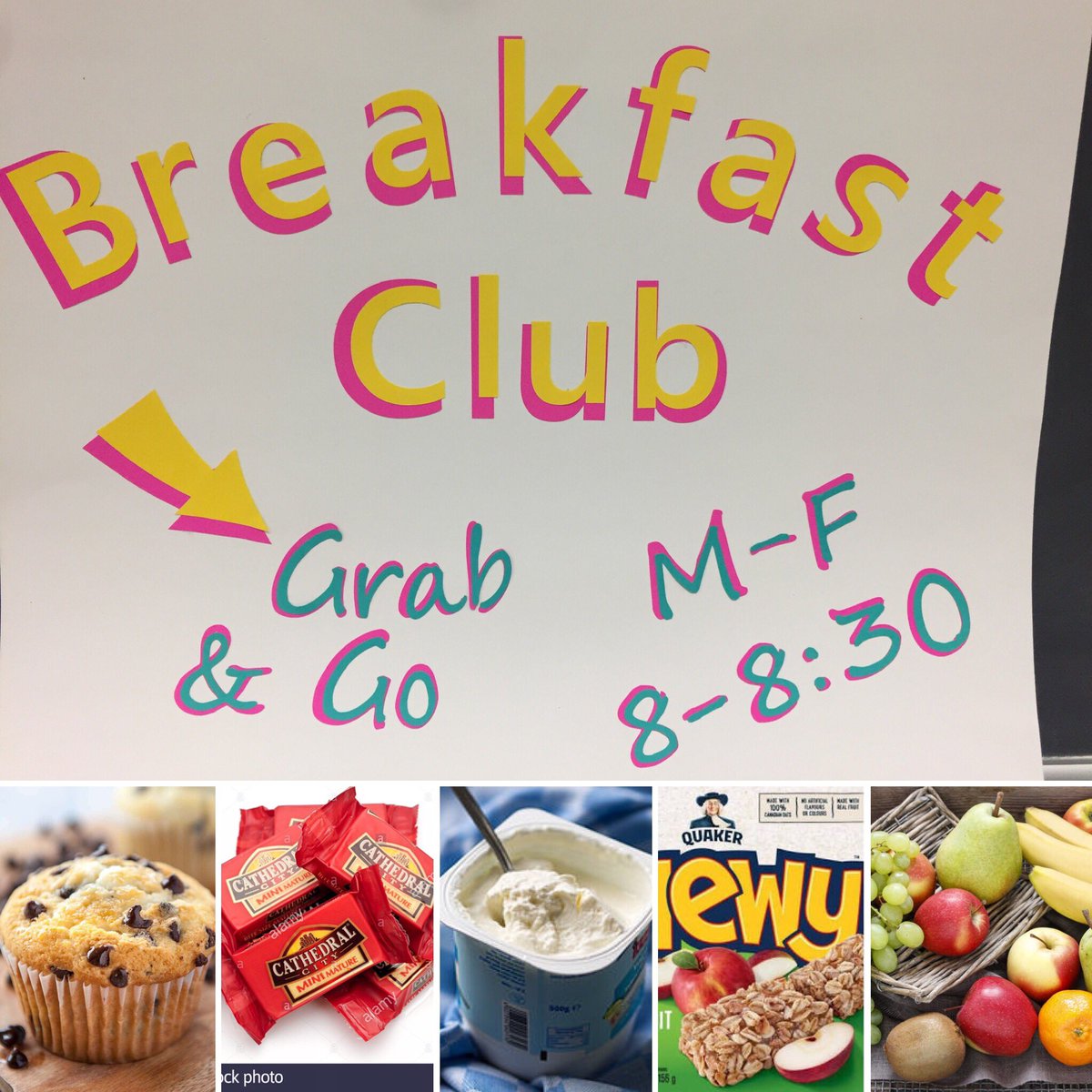 Hey Rick Hansen Students! Breakfast Club starts on Monday. Stop by every morning between 8:00-8:30 to grab your breakfast bag! Look for the sign outside near door 22.  Everyone is welcome! Pass it on 🍎<a href="/RHSSGuidance/">RHSS Guidance</a>  <a href="/PeelSchools/">Peel District School Board</a> <a href="/rhssSAC/">Rick Hansen SAC</a>
