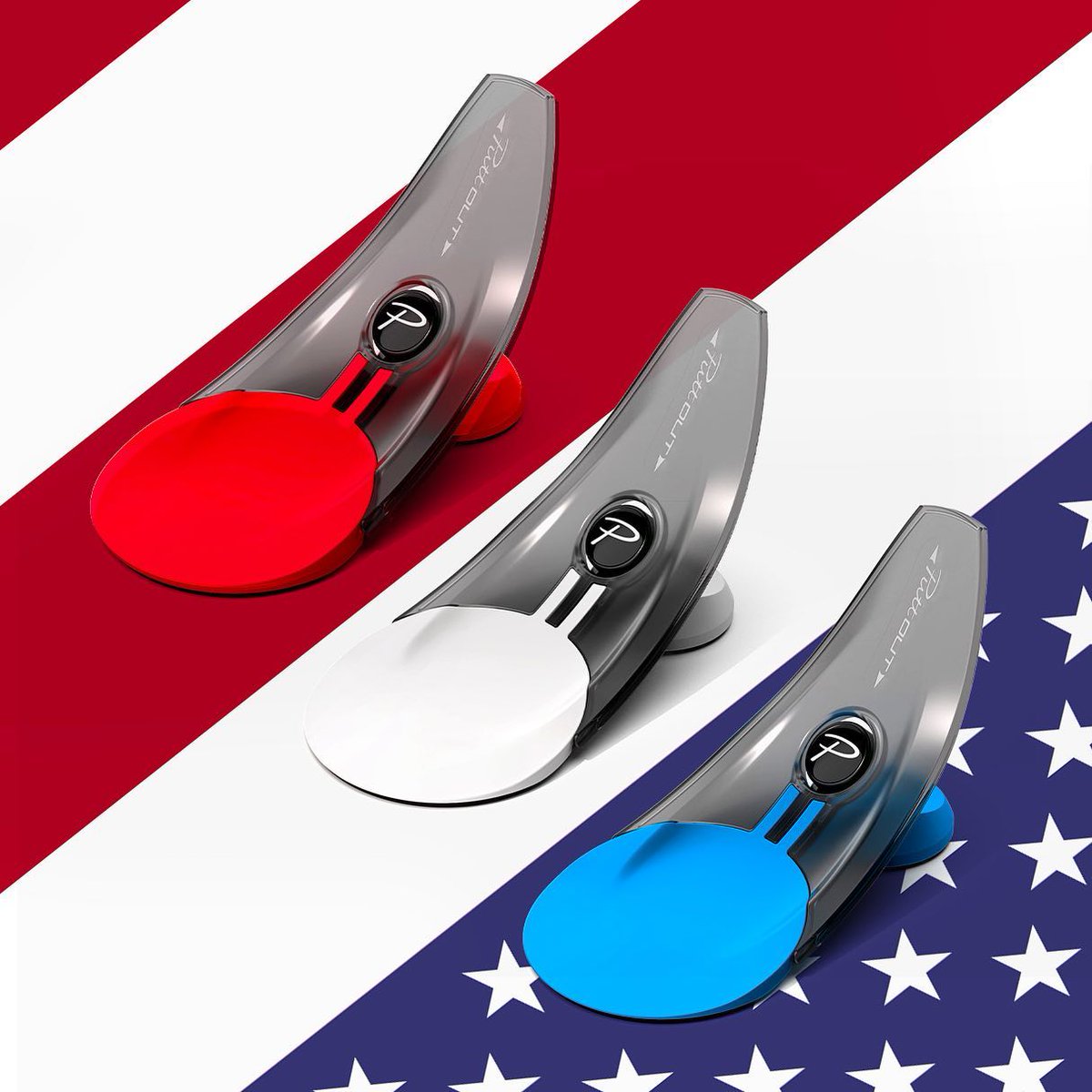 Catalyst_Golf's tweet photo. To salute the U.S. Open at the treacherous Winged Foot  this weekend, Catalyst Golf is giving away 1 Red, 1 White, and 1 Blue PuttOUT Trainer. Just LIKE this Post + FOLLOW this page to qualify (Must do both! Winner receives 1 Trainer) https://t.co/An7RHchfeb