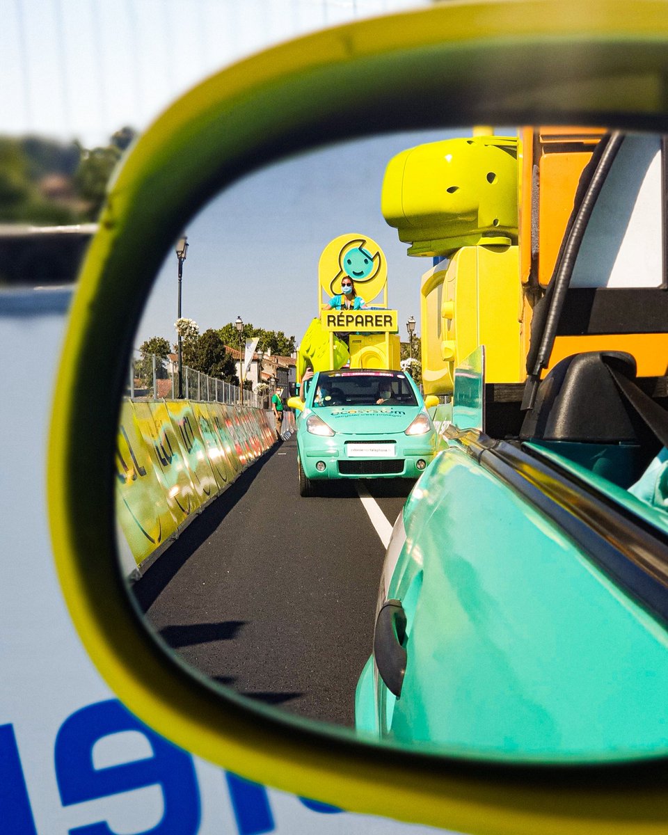 L'épilogue de <a href="/LeTour/">Tour de France™</a> 2020 approche à grande vitesse, on regarde un peu dans les rétros...et que de km parcourus avec @ecosystem_eco
🤙300 000 goodies distribués
📱3500 téléphones reconditionnés et leur mobicarte Orange offerts à des associations et oeuvres sociales.
#TDF2020