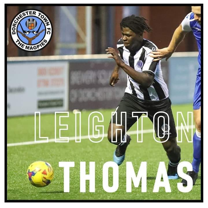 InsideCaribFoot's tweet photo. Caymanian winger Leighton Thomas (21) is a new player of Dorchester Town FC, english semi pro club that play Southern League Premier South. His last team was Bridport &amp; Street. Thomas is a former Cayman U20 and U23 player. https://t.co/s7ILa3FcV6