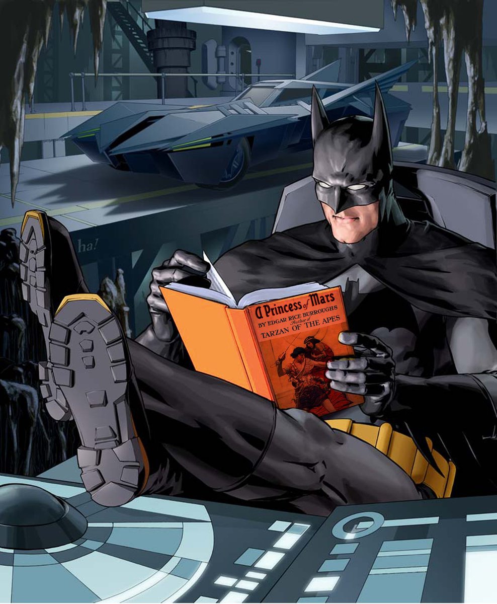 ERBurroughsFan's tweet photo. Happy Batman Day! Join the caped crusader and relax with tales of the original superhero, #ERB's #JohnCarter!
#BatmanDay #Barsoom #DejahThoris #ERBU #ERBUniverse https://t.co/rkl6GiU7hD