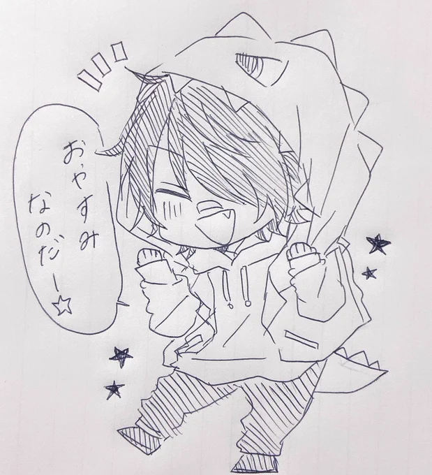 数日バタバタしてたんですけど明日からまたイラストとか漫画等upできたらいいな?? おやすみなさいっ!? 