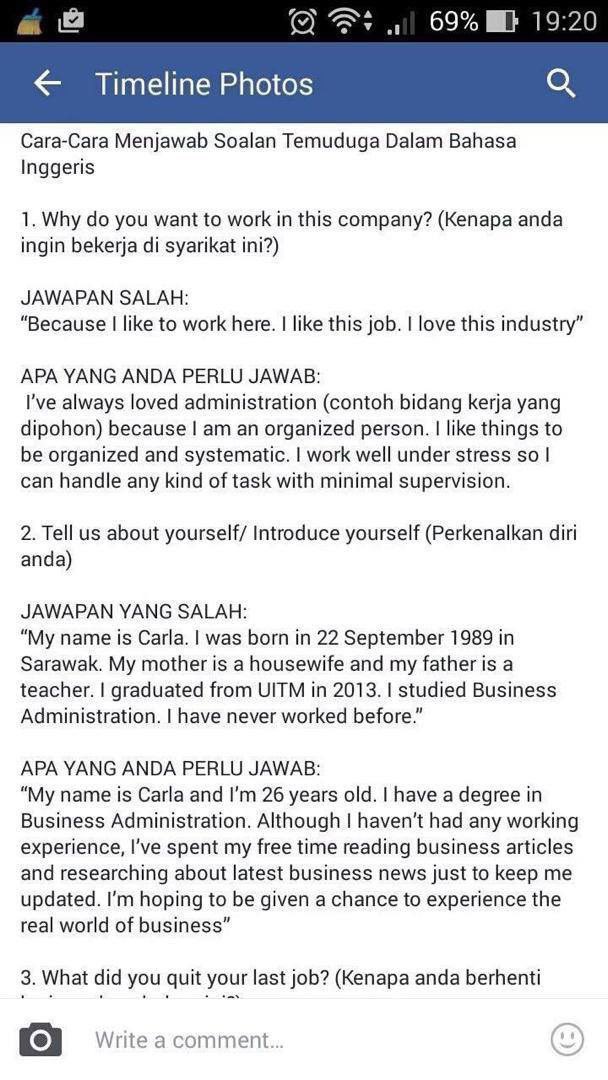 Tip Dan Cara Memperkenalkan Diri Semasa Temu Duga Interview Career Cube