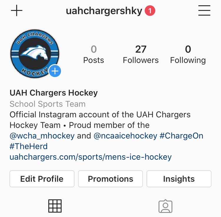 UAH Hockey tweet media