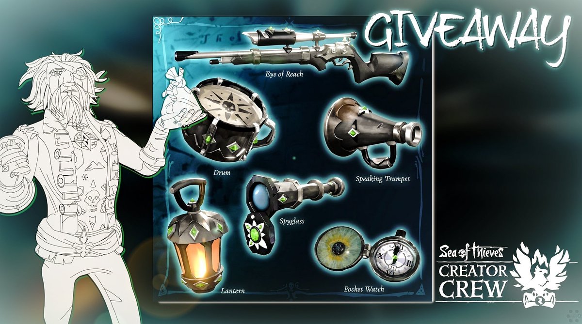 AT0MAC's tweet photo. It's time ⌛ for a GIVEAWAY!

OBSIDIAN 6 PACK

Go to Gleam for entering: https://t.co/uCbW5La8ZF

New SoT player?
This limited item pack could be just the thing for you 🏴‍☠️

#seaofthieves #BeMorePirate #creatorcrew #Giveaway 

Celebrating 500+ instagram followers 🙏 thank you https://t.co/zH0lALNUaL