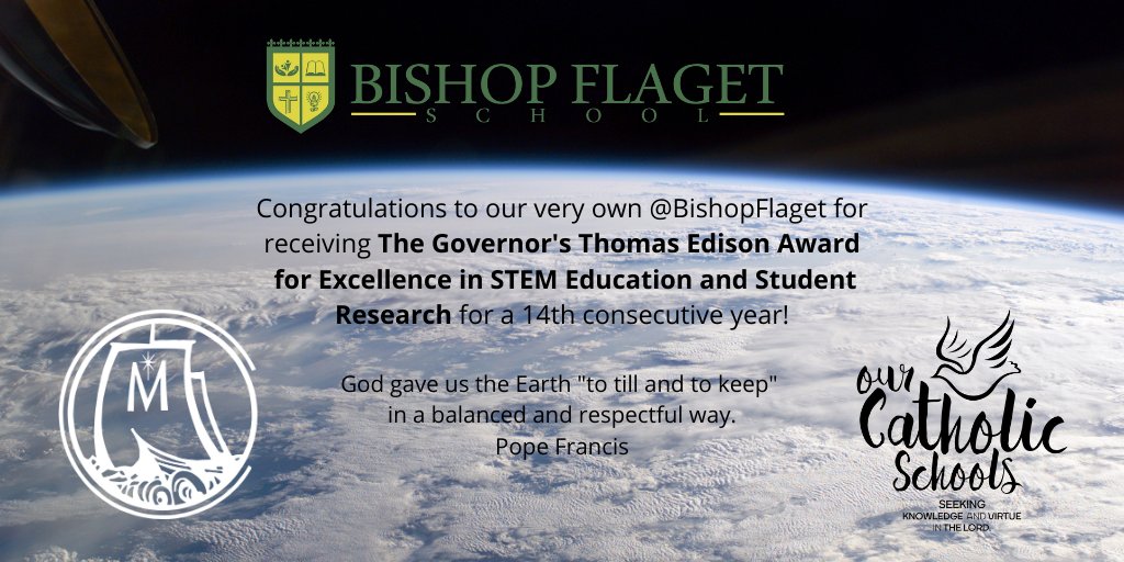 ocs_Columbus's tweet photo. Our schools embrace science to gain knowledge about the world, to seek truth, &amp; to be good stewards of creation.  We celebrate our schools like @BishopFlaget who do this with excellence!  Join us in faith, knowledge, truth &amp; science in this Season for Creation through October 4. https://t.co/0j7TthQdyI