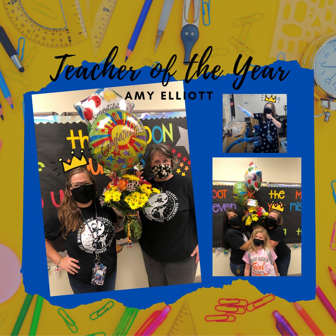 #Congratulations to <a href="/OceanwayElem/">Oceanway Elementary</a> #TeacheroftheYear Ms. Amy Elliott!  Selected from 11 incredible nominees, Ms. Elliott will represent OES in the <a href="/DuvalSchools/">DCPS</a> #TeacheroftheYear process &amp; participate in the Teacher Leadership Initiative through our partnership with <a href="/JaxPEF/">Jacksonville Public Education Fund</a>!