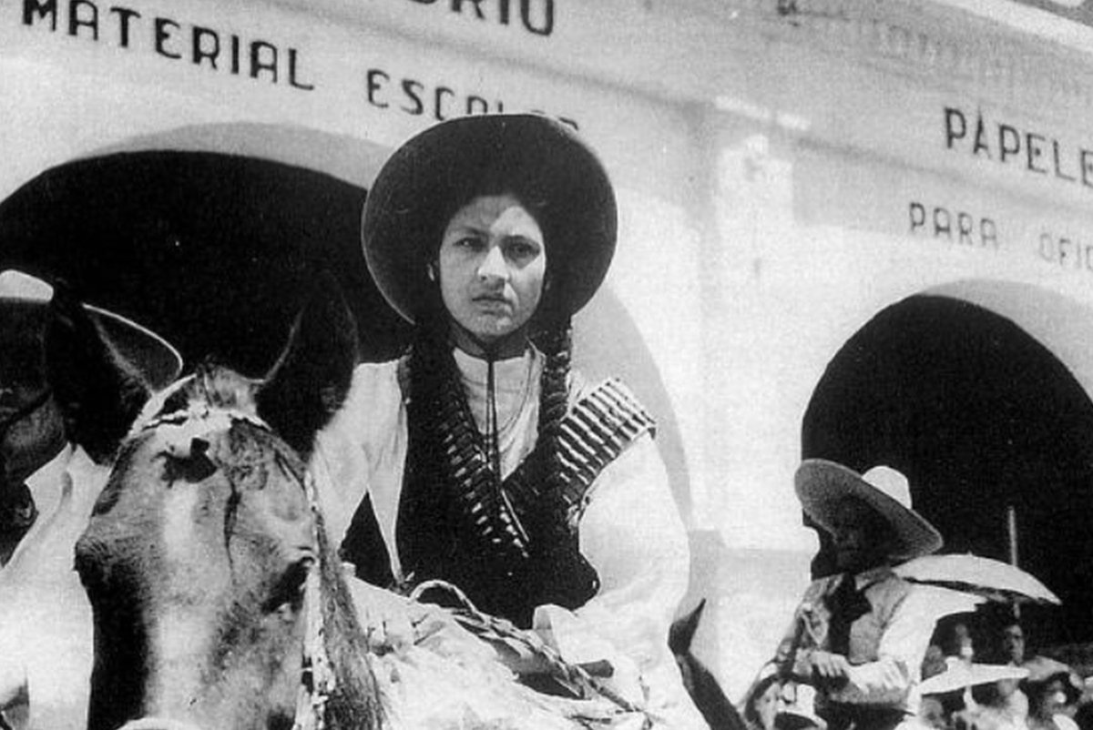 Petra Herrera- she took up arms for the revolution in Mexico but fearing retaliation & sexual violence, Herrera disguised herself as a man & rose through the ranks. After playing a decisive role in the 1914 battle of Torreón, she threw off her disguise at great personal risk..