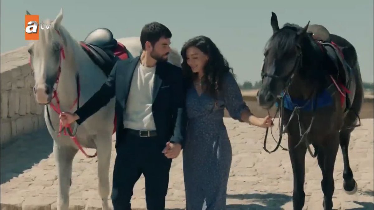 yes they are married but still go on morning horse dates like boyfriend and girlfriend  #Hercai  #ReyMir