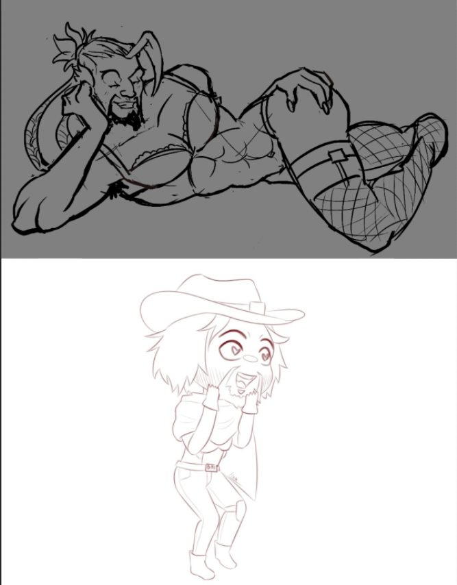 jayla_comics's tweet photo. Some funny collabs, did during a live on instagram with the amazing @LisiaLisu (thank you again for had enjoyed me, sweetheart ๐).
#overwatch #quicksketches #mchanzo #gravityhacker #jessemccree #hanzoshimada #sigmaoverwatch #sombraoverwatch #originalarts #myart https://t.co/4pofXgB7Ea