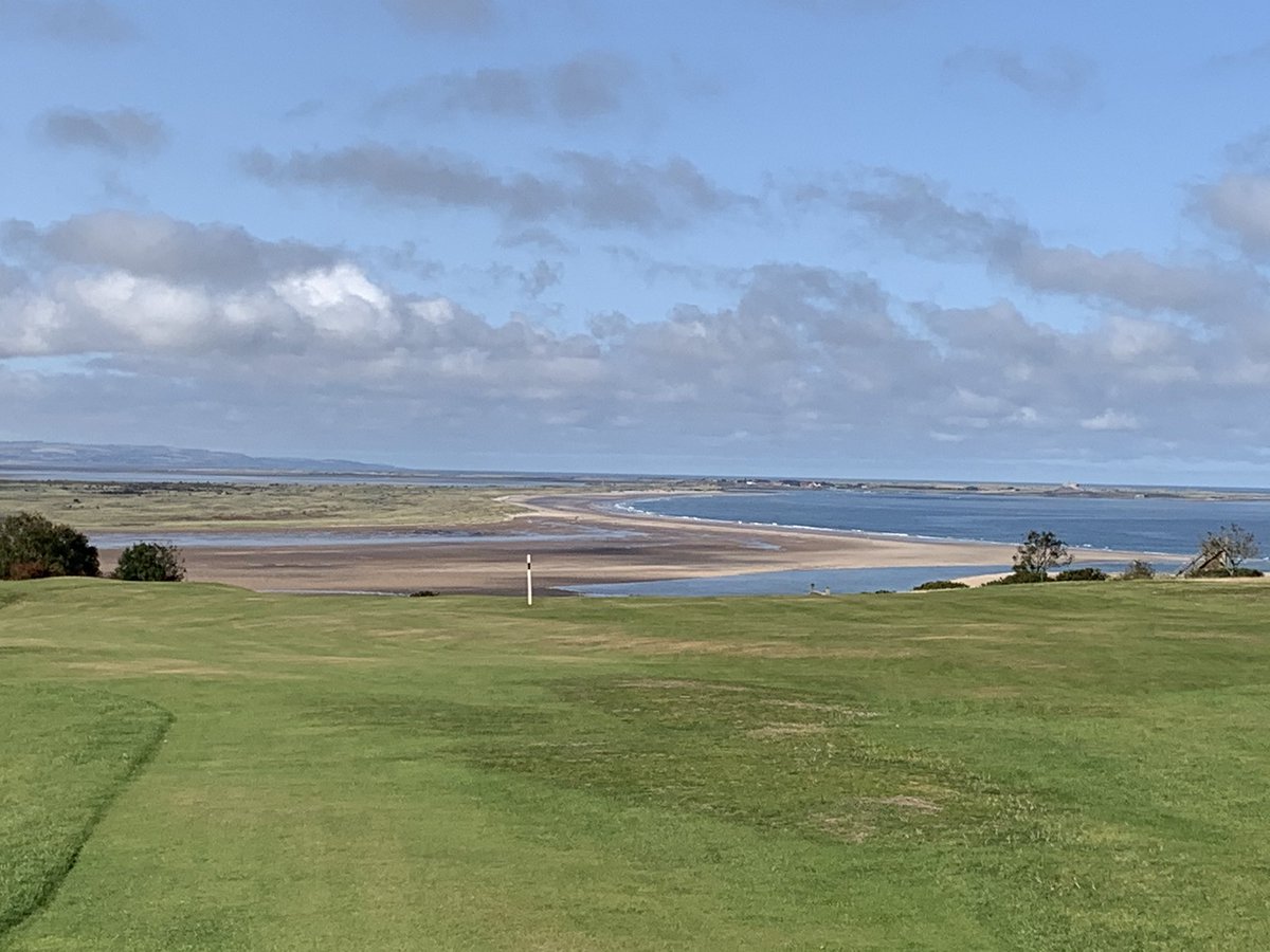 Great golf today @Bamburghgolf @NewcastlePhysio @EuropeanTour #courserecord #garricksonfire