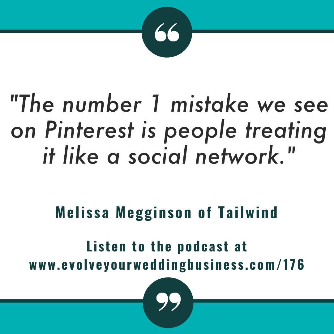 You might think that Pinterest is yet another social media platform but that isn't the case. What is it exactly and how can it help you book more weddings? Find out at bit.ly/2ZKLeCX #weddingpodcast #weddingbiz