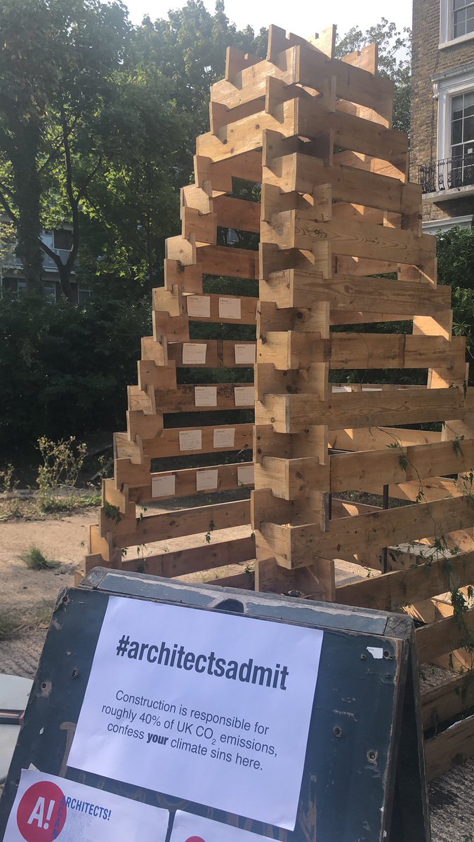 ArchitectsCAN's tweet photo. Climate confession booth in action for @openhouselondon @R_SquareCamden #openhouse #architectsadmit https://t.co/Gt2B6xYiPJ
