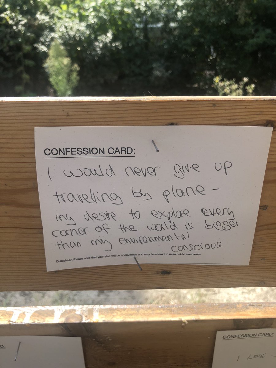 ArchitectsCAN's tweet photo. Climate confession booth in action for @openhouselondon @R_SquareCamden #openhouse #architectsadmit https://t.co/Gt2B6xYiPJ