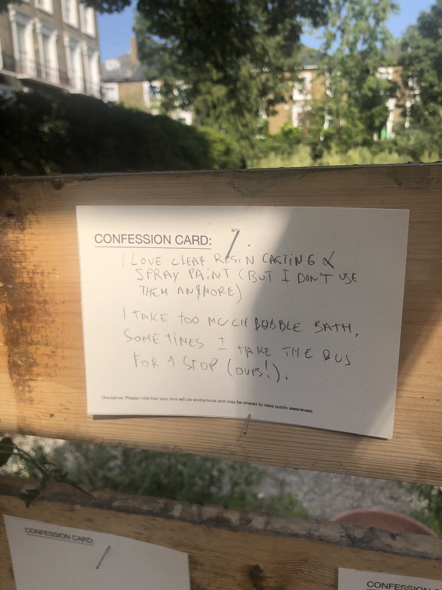Climate confession booth in action for <a href="/openhouselondon/">Open House Festival</a> <a href="/R_SquareCamden/">Rochester Square</a> #openhouse #architectsadmit