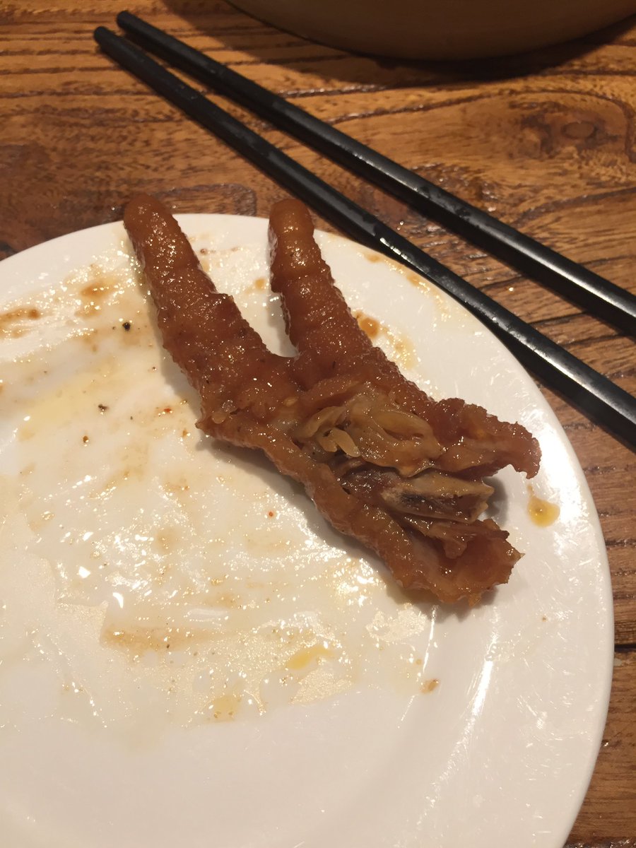 davidschulman's tweet photo. But further inspection reveals that this was a chicken foot I tried to eat while in China in 2016, and I could not for the life of me figure out why some considered this to be a delicacy. #iosfail https://t.co/acLW9PYR9d