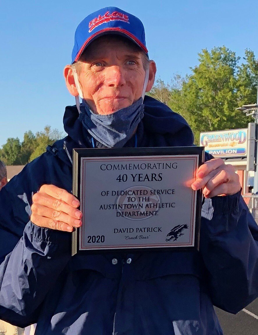 AthleticsFitch's tweet photo. Thank you Coach Bear for 40years of dedicated service to the Austintown Fitch Falcons! https://t.co/Tkcd4FeYLo