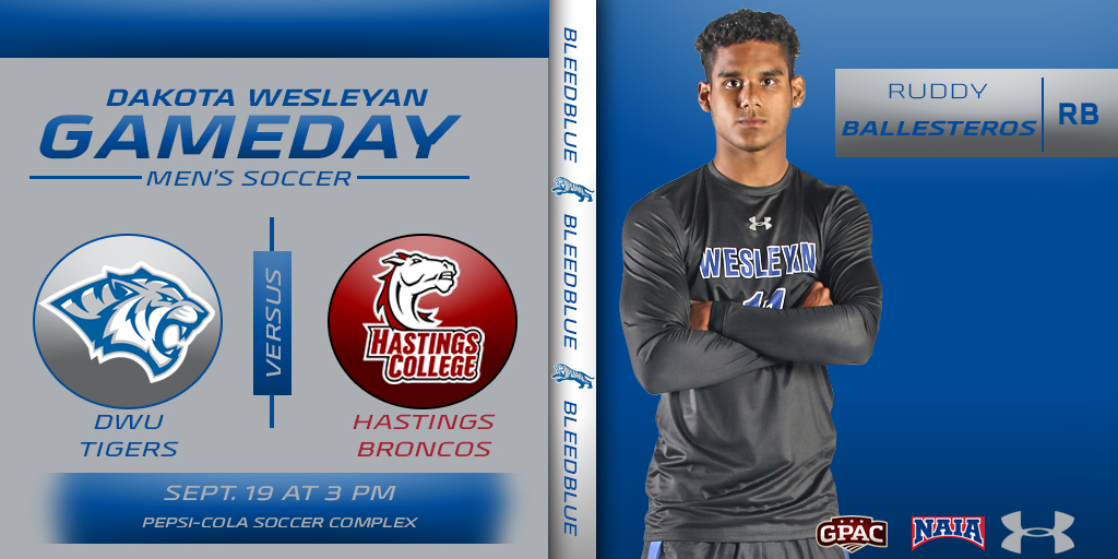 dwtigers's tweet photo. DOUBLEHEADER⚽️

Don't miss @DWUWSoccer and @DWUsoccer as they host Hastings College today!

📺📈https://t.co/PqOJ7N1Fny
⌚️1/3 PM
📍Pepsi-Cola Soccer Complex

#BleedBlue #EarnYourStripes https://t.co/jEklg7KOgq