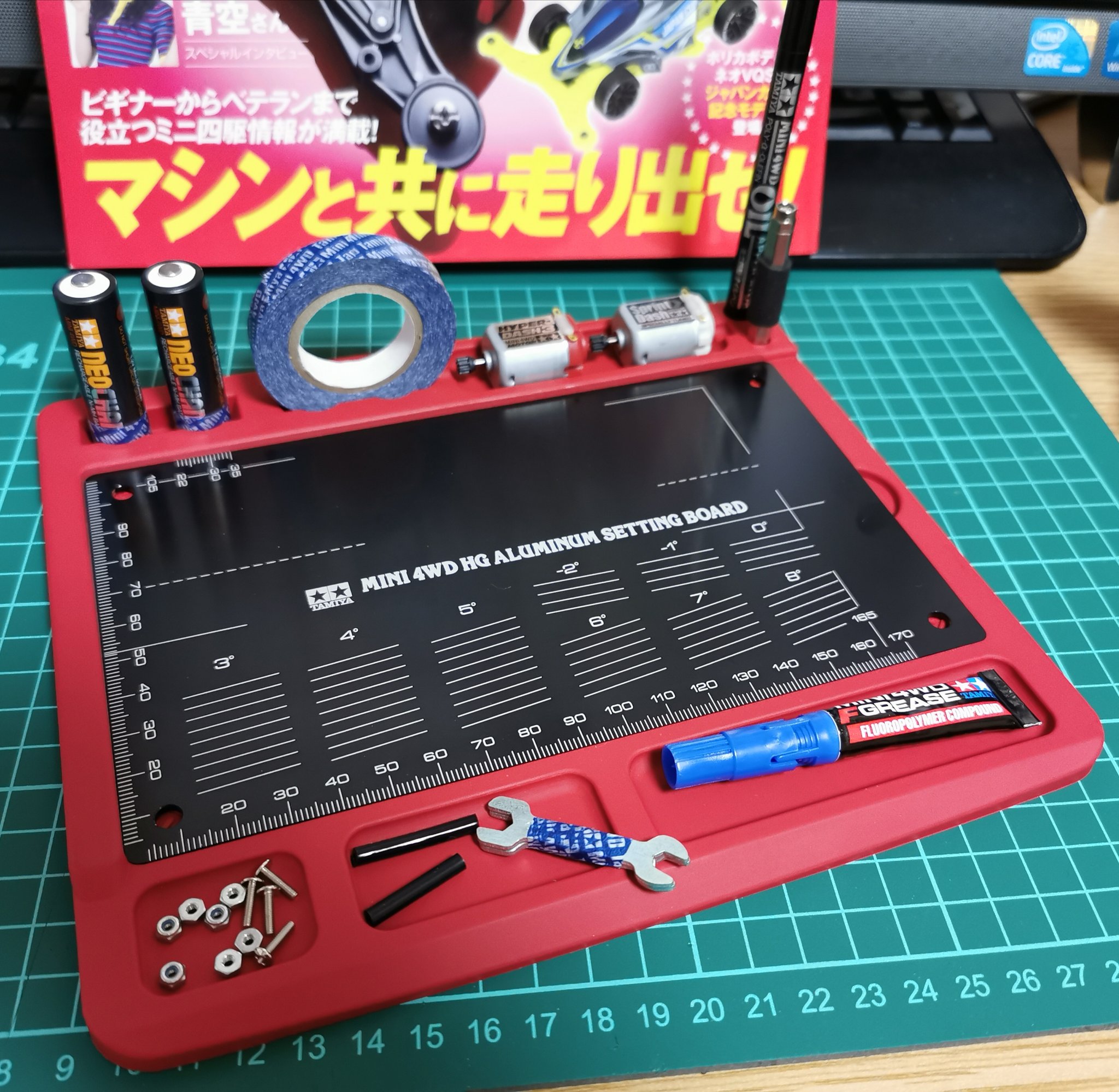 タミヤ ミニ四駆 アルミ　セッティング　ボード　ベース タミヤ ミニ四駆 アルミ セッティング ボード ベース