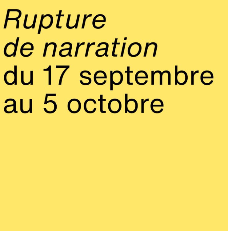 timeeffects's tweet image. Nouvelle exposition « Rupture de narration », avec Margaux Auria à la galerie Tatiss ! Pour plus d’infos : tatiss.org/rupture-de-nar…