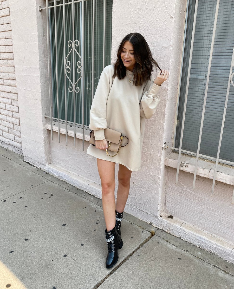 JustFabOnline's tweet photo. We're loving how @nicolecarlsonxo styled the strong Paige Combat Boots with a flirty mini dressโ a perfectly contrasting combination. #justfabstyle
https://t.co/sCOBjxHCdi https://t.co/cm9gpS0byN
