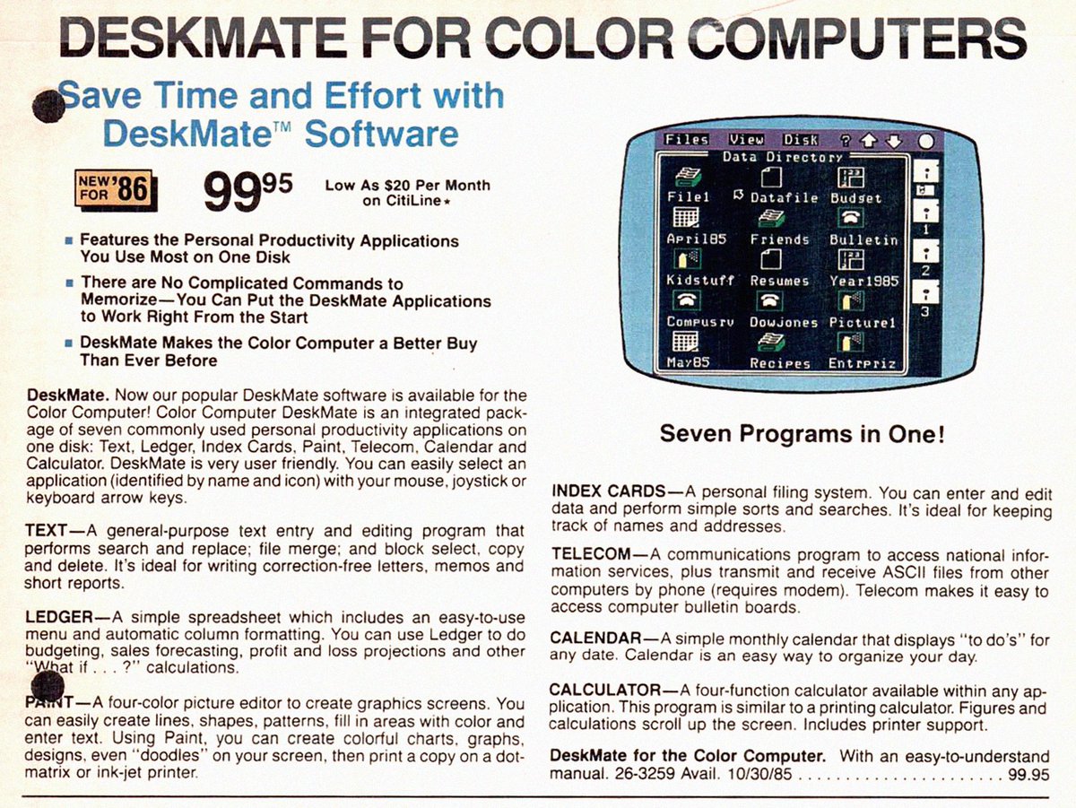 tandy deskmate software tandy deskmate software