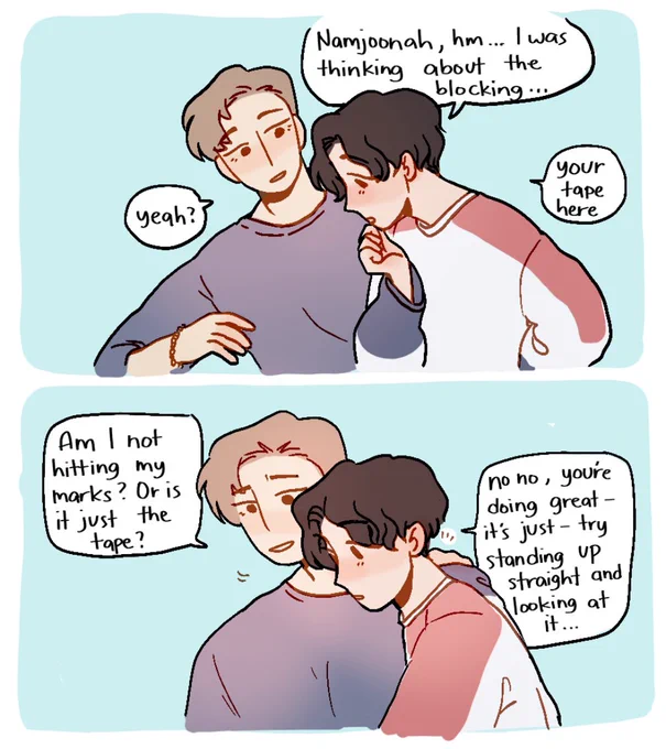 someone on here said hobis moral compass hasnt been the same ever since namjoon started working out and ngl the thought keeps me up at night #namseok 