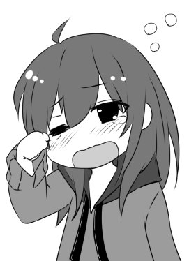 睡魔ヨ、タチサレ・・・タチサレ・・ 