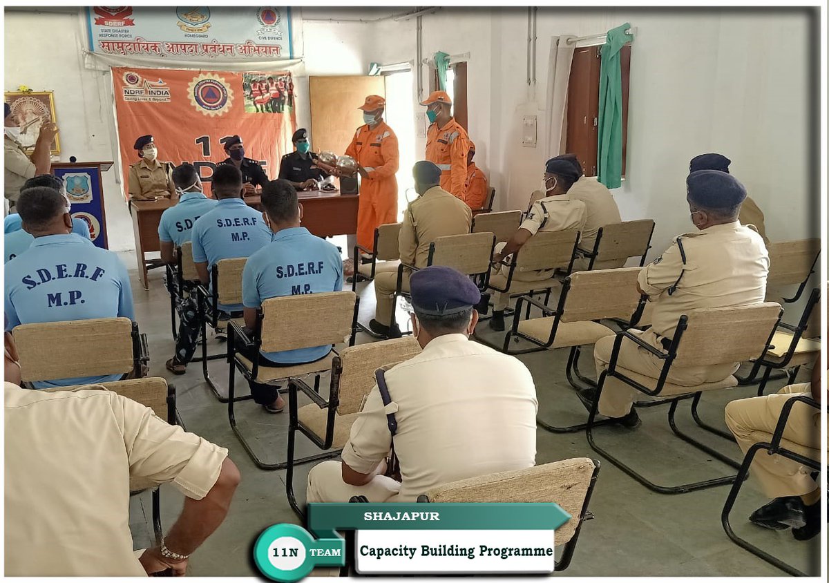 kraibsf's tweet photo. #Capacity_Building_Program
Training organised for #Disaster Response to Home guard and SDERF at Shajapur.
@11Ndrf @NDRFHQ https://t.co/DzJZxjHdFf