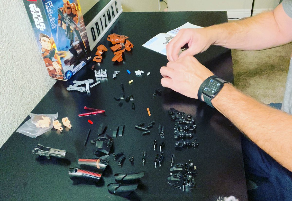 drizmac's tweet photo. LEGO Build. Mr Han Solo! First time building a figure from legos. #builder #lego #streamer #drizmac #gamer #saturday #fun #games #pc #twitch https://t.co/n9rfmFxpnf