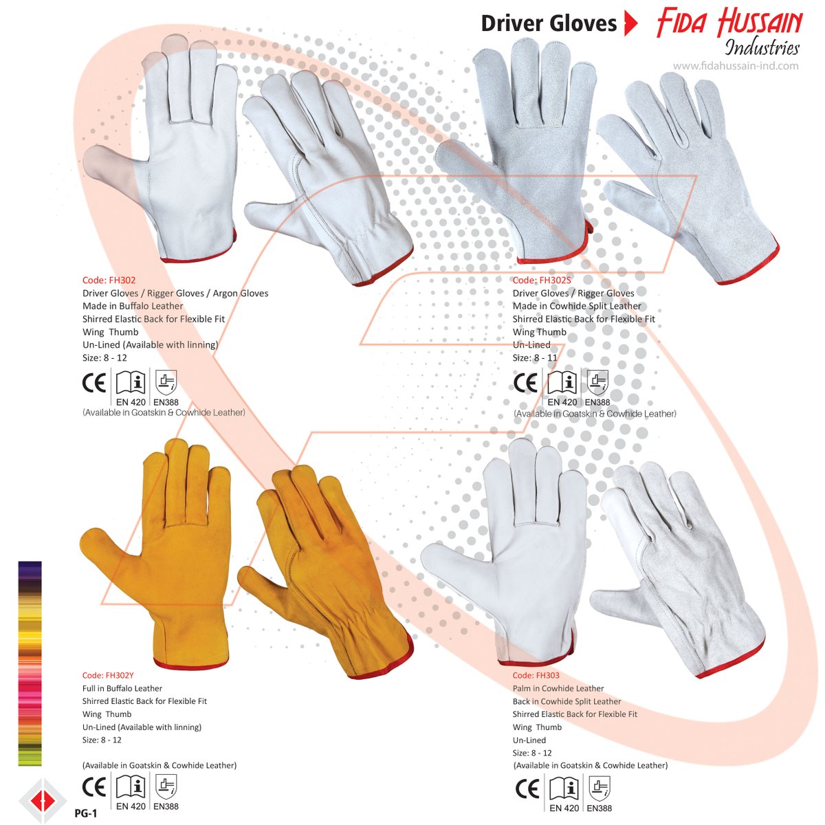FidaIndustries's tweet photo. FIDA HUSSAIN INDUSTRIES
Driver Gloves
Size: 8 - 12.
#drivergloves #gloves #safetygloves #workinggloves #leathergloves #Riggergloves #handschuh #Argongloves #dirtyriggergloves #rukavicesaprirodnimkrznom #leathersafetygloves #safety #safetyfirst #workgloves #glove https://t.co/Z8jKHtweap