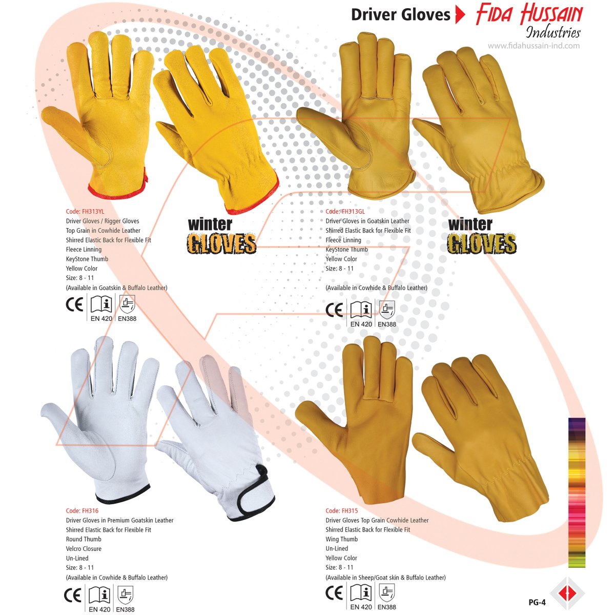 FidaIndustries's tweet photo. FIDA HUSSAIN INDUSTRIES
Driver Gloves
Size: 8 - 12.
#drivergloves #gloves #safetygloves #workinggloves #leathergloves #Riggergloves #handschuh #Argongloves #dirtyriggergloves #rukavicesaprirodnimkrznom #leathersafetygloves #safety #safetyfirst #workgloves #glove https://t.co/Z8jKHtweap
