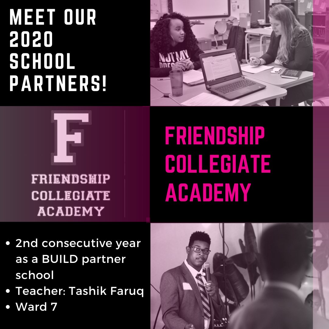 BUILDMetroDC's tweet photo. Its #PartnerSchoolSaturday again! Today we're highlighting @FCA_Knights!   You can support these fantastic students by contributing to BUILD's Back2School Fund! https://t.co/8KVEnwe1SI #WhereWeWork #YouthEntrepreneurs #Mentoring https://t.co/QZiabFQjNU