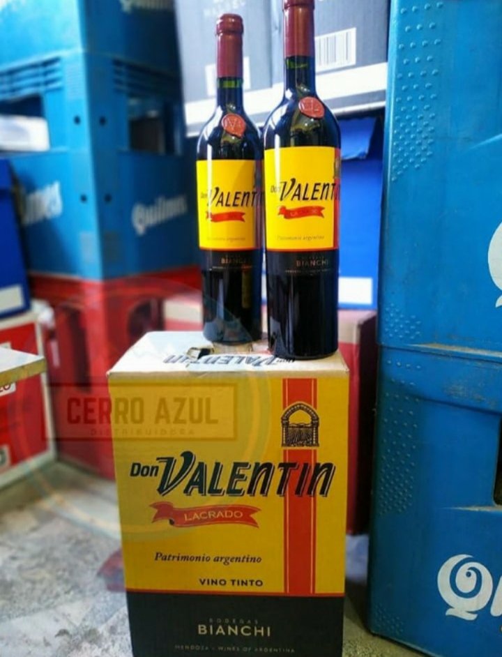 CerroAzulDistr1's tweet photo. Vino Don valentin Lacrado🍷
Podes llevarlo por unidad o por caja
Consulta envios 🚛🚛
#vinoteca #tinto #malbec #donvalentin #finde #mayorista #rosariociudad #drinks #party #fiesta #sabado #cerveza #distribuidora #mayorista #almacen #mini24 #minimarket #bianchi #bodega #bodegon https://t.co/KyDbiksNpw